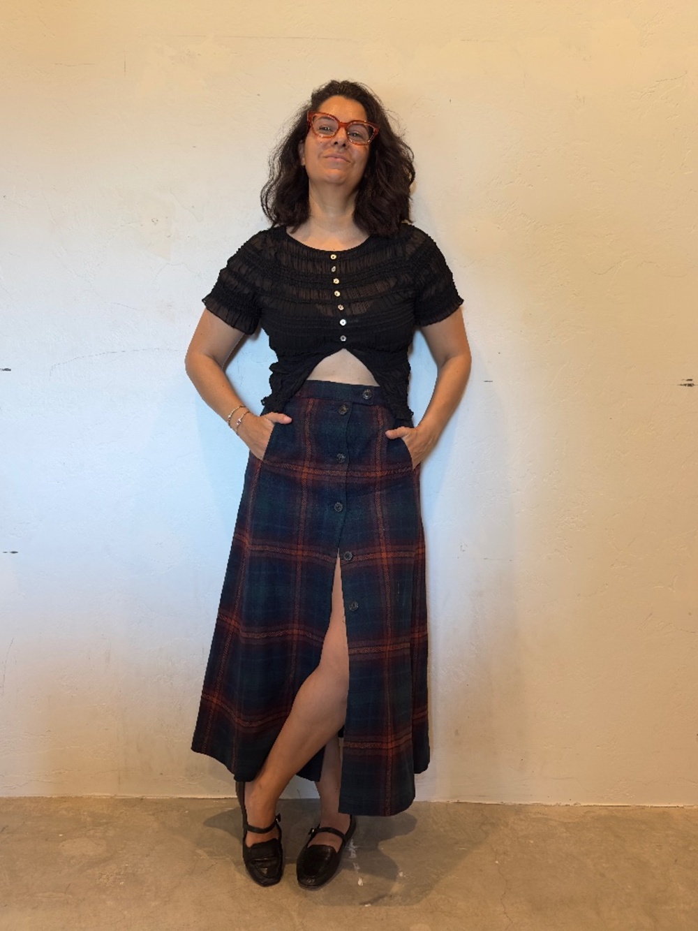VRG GRL Black crop top